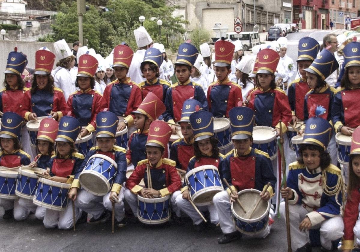 Imagen de la muestra sobre la tamborrada infantil del 2009.