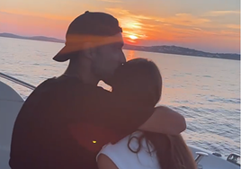 Brais Méndez y Cristina Uña, en una imagen de sus redes sociales.