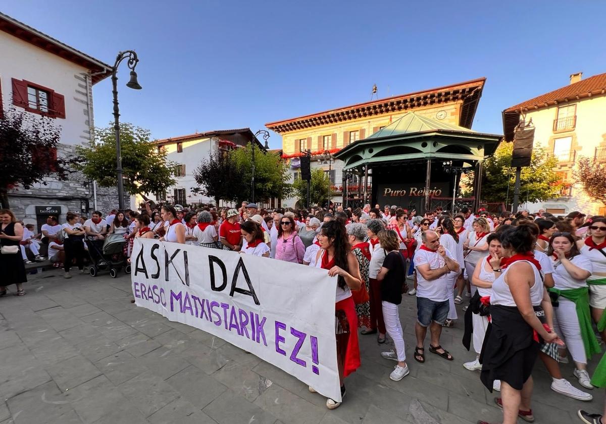 Lesaka denuncia una agresión machista durante sus Sanfermines