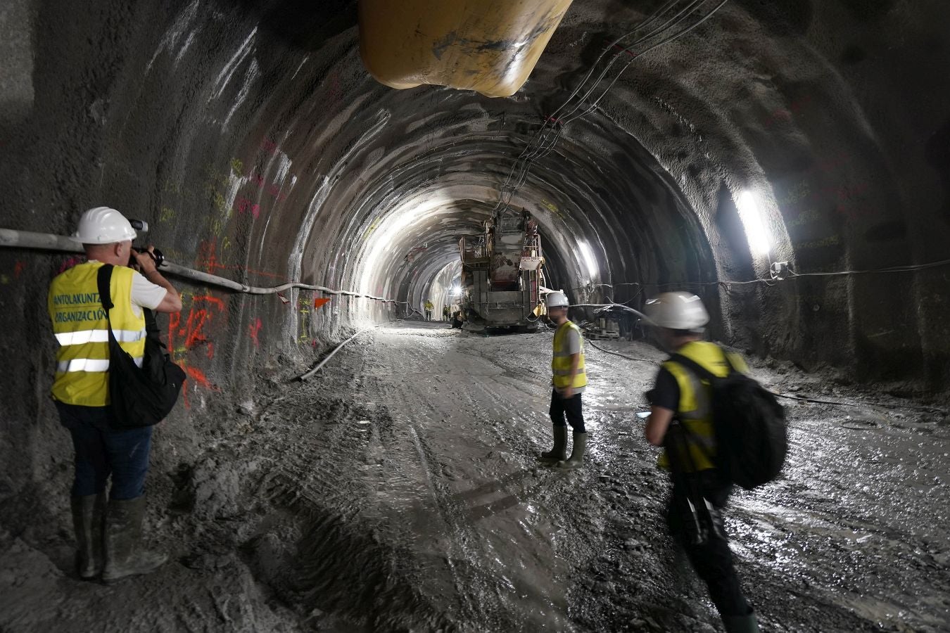 Así avanzan las obras en la línea del Topo de San Sebastián