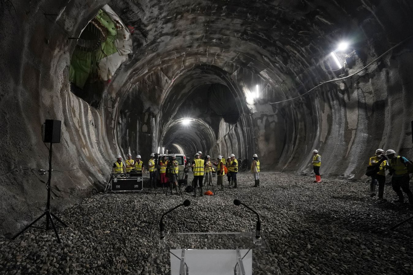Así avanzan las obras en la línea del Topo de San Sebastián