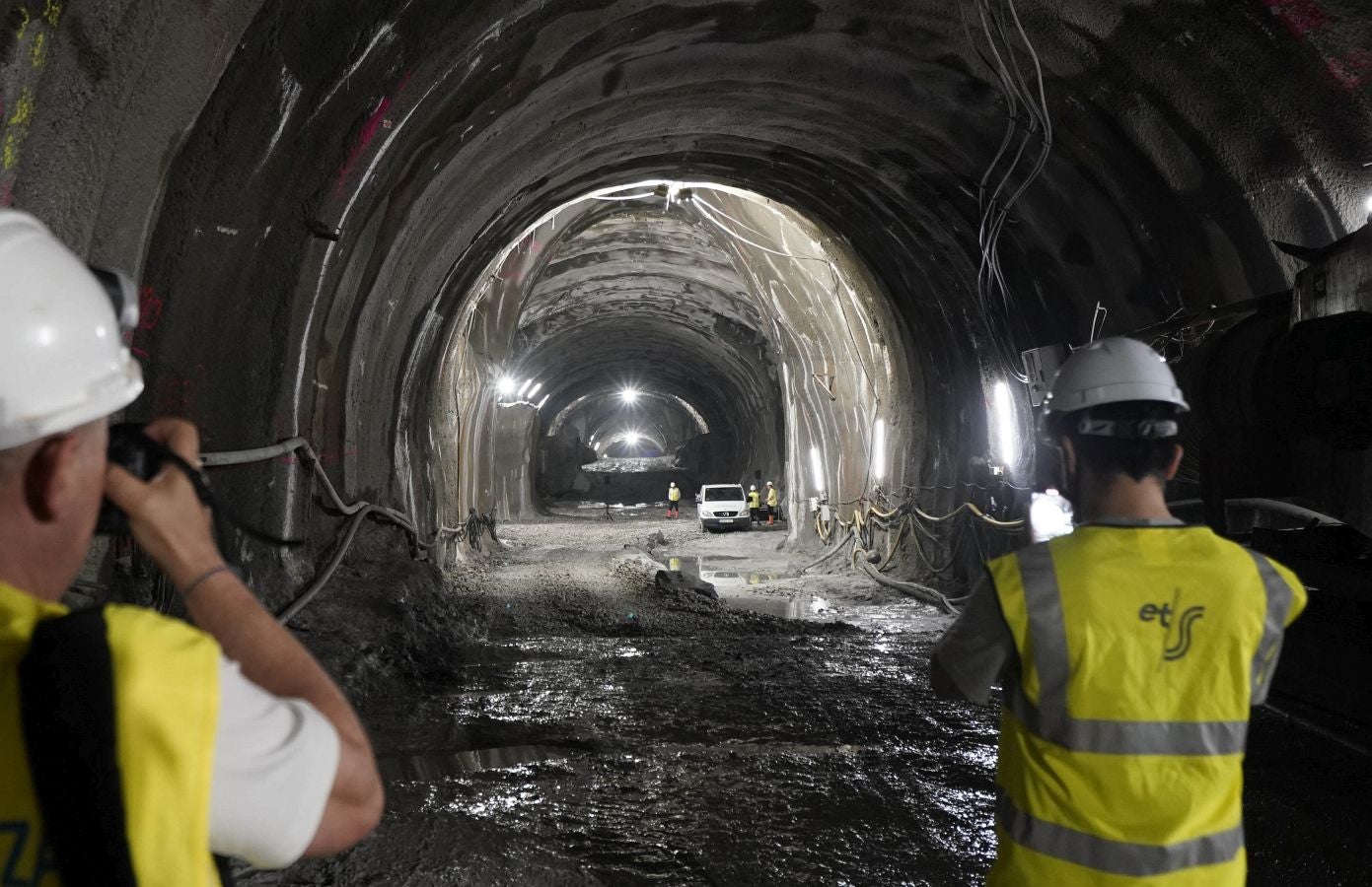 Así avanzan las obras en la línea del Topo de San Sebastián