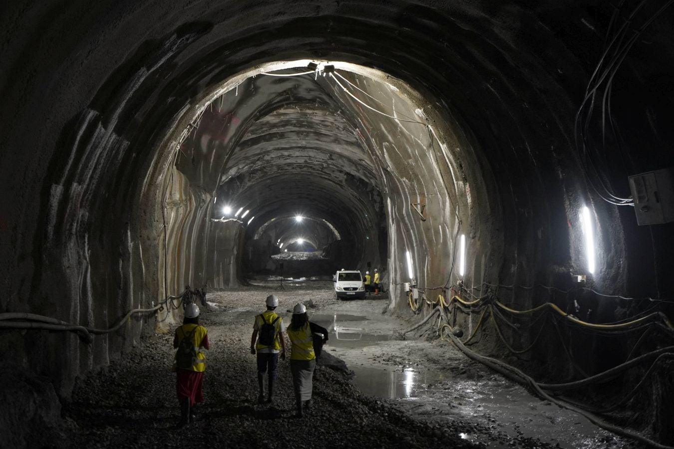 Así avanzan las obras en la línea del Topo de San Sebastián