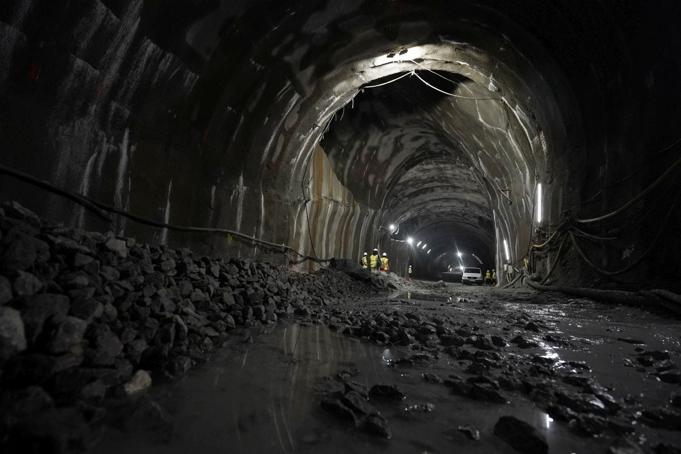 Así avanzan las obras en la línea del Topo de San Sebastián