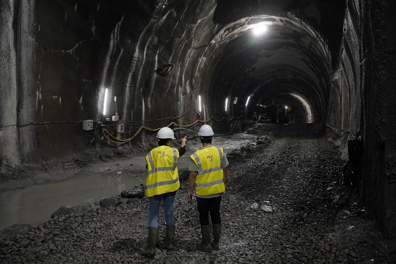 Así avanzan las obras en la línea del Topo de San Sebastián