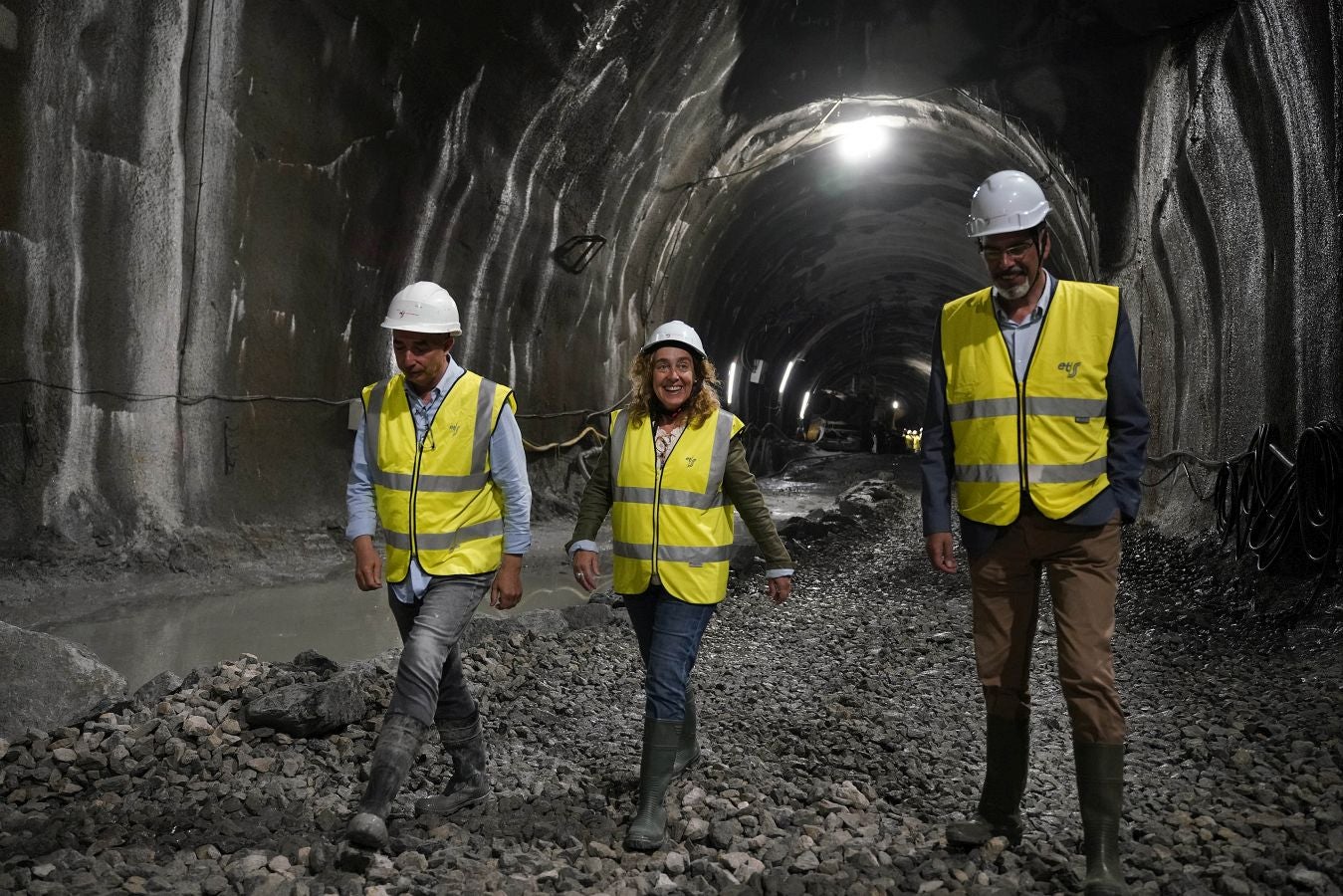 Así avanzan las obras en la línea del Topo de San Sebastián