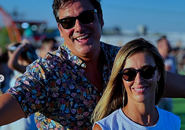 Ion Aramendi y María Amores, en una imagen reciente de sus redes sociales.