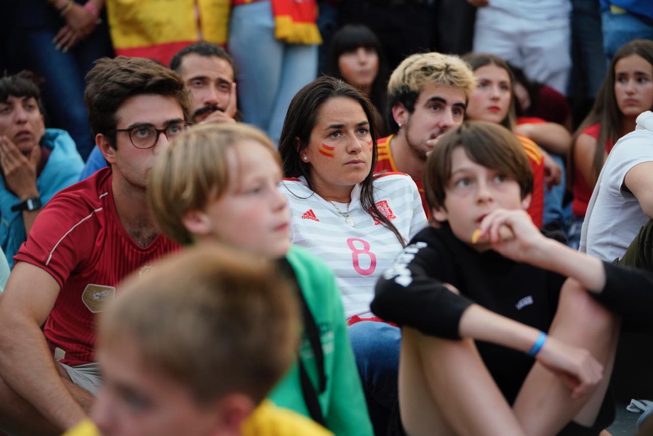 Las imágenes del ambiente para ver la final de la Eurocopa en Anoeta