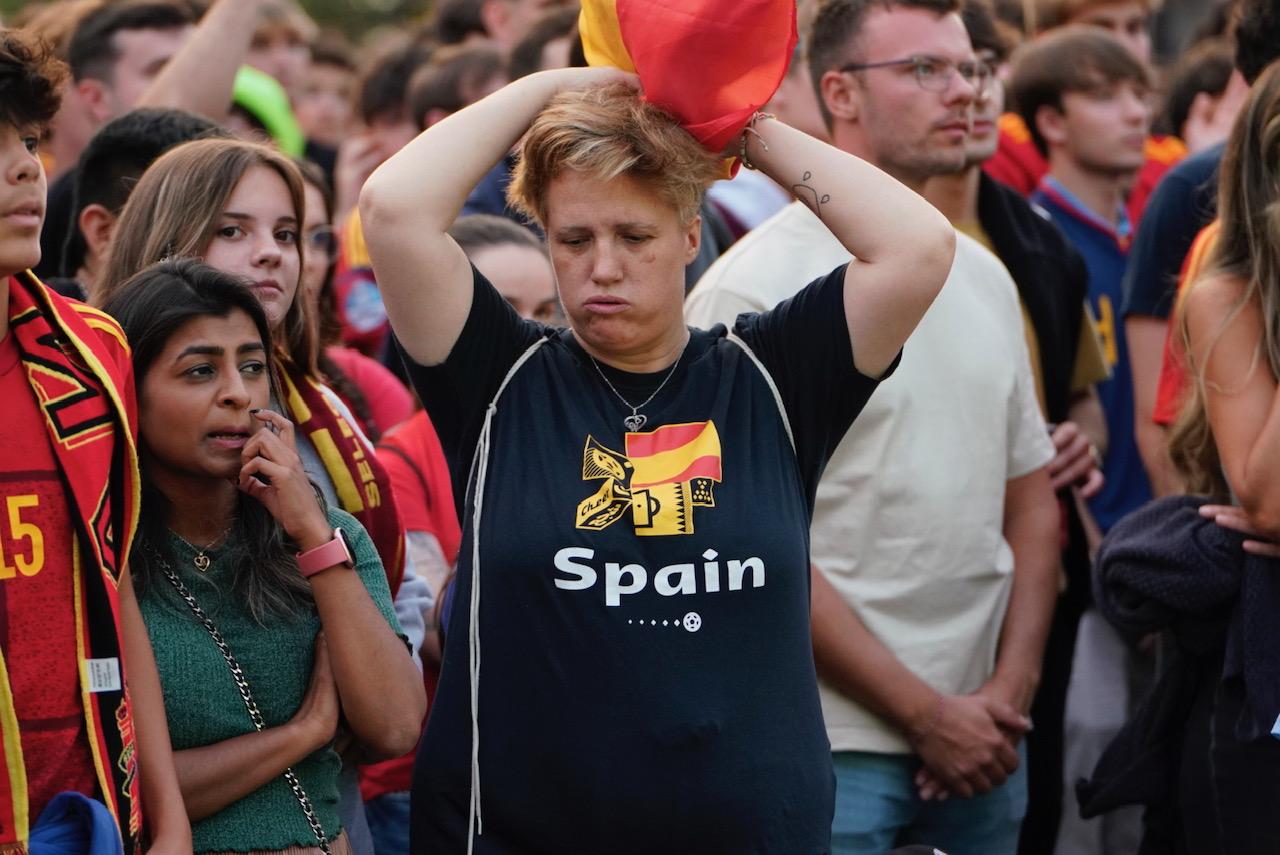 Las imágenes del ambiente para ver la final de la Eurocopa en Anoeta