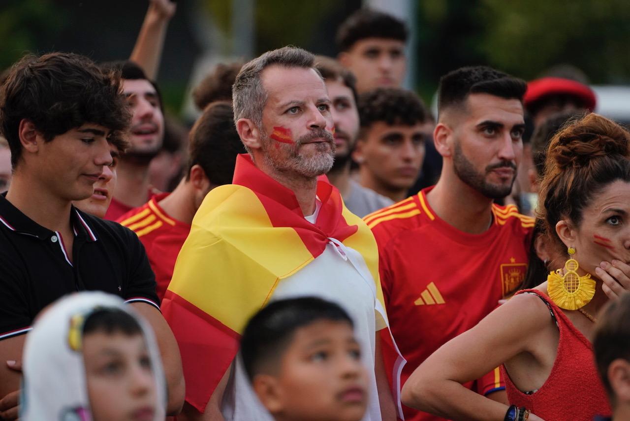 Las imágenes del ambiente para ver la final de la Eurocopa en Anoeta