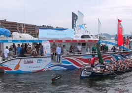 Urdaibai le arrebata la bandera a Hondarribia en el último largo