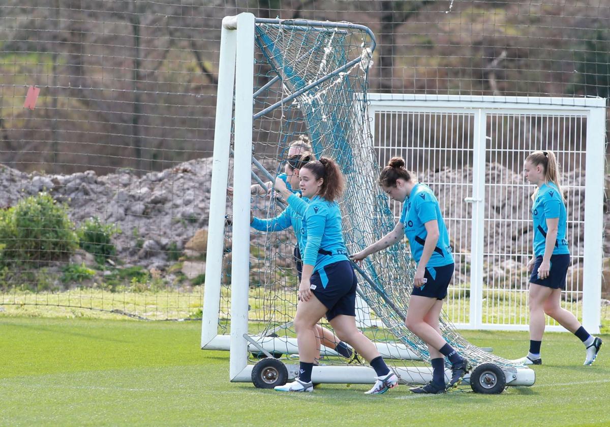 Entrenamiento de la Real.