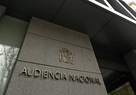 Fachada de la Audiencia Nacional de Madrid.