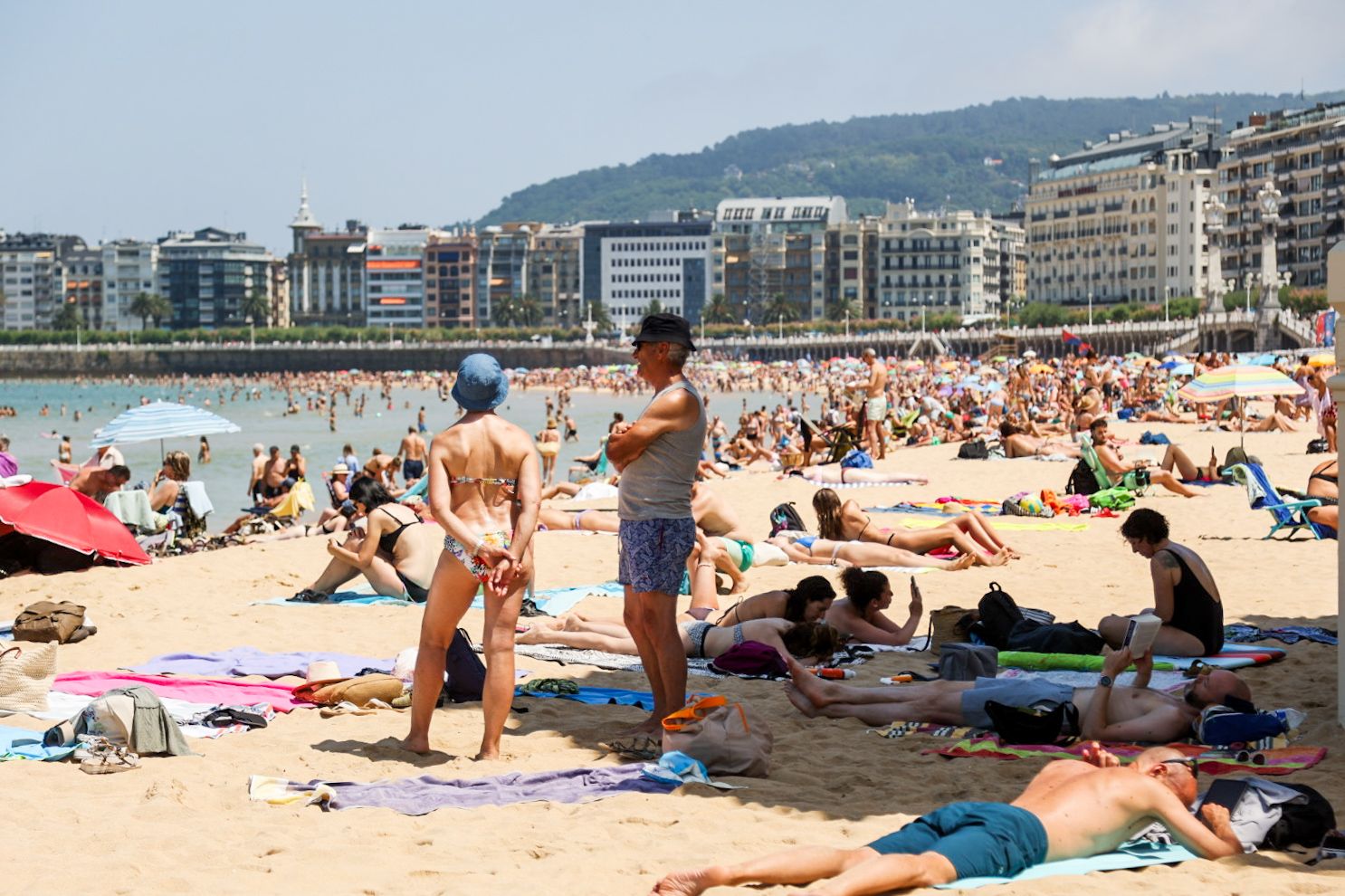 21 grados agradables que llenan la Concha