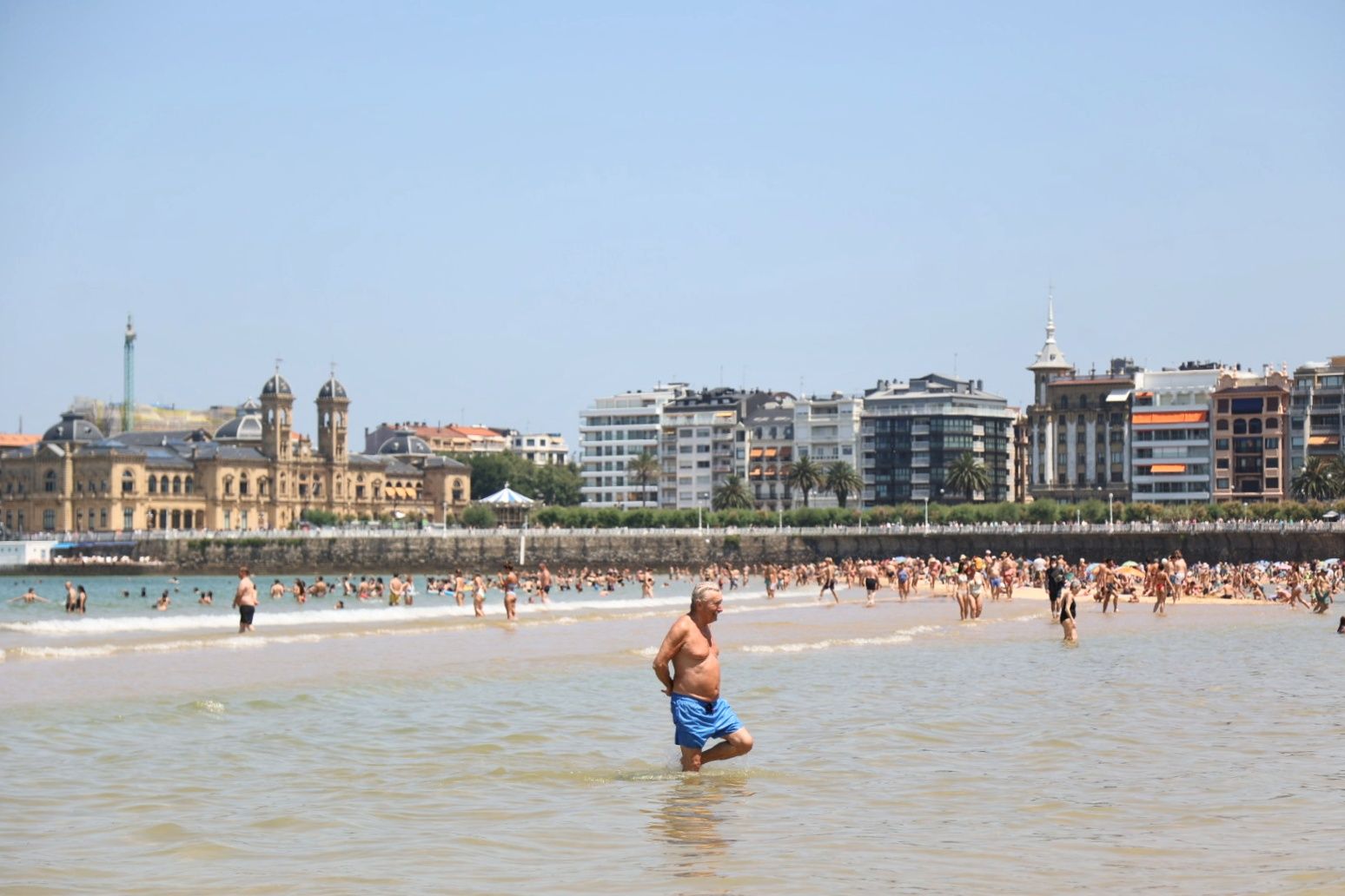 21 grados agradables que llenan la Concha