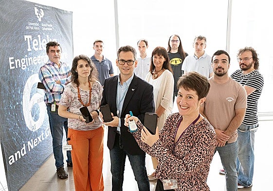 UPV/EHUko Bilboko Ingeniaritza Eskolako NQAS ikerketa-taldeko kideak.