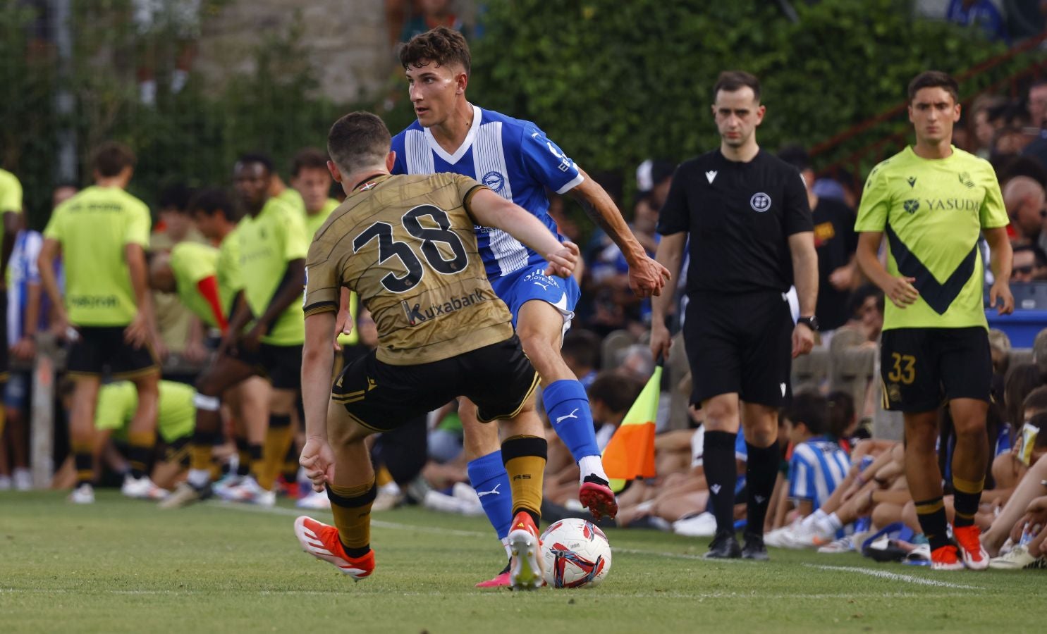 Galería de fotos del amistoso disputado entre Alavés y Real Sociedad en Laguardia