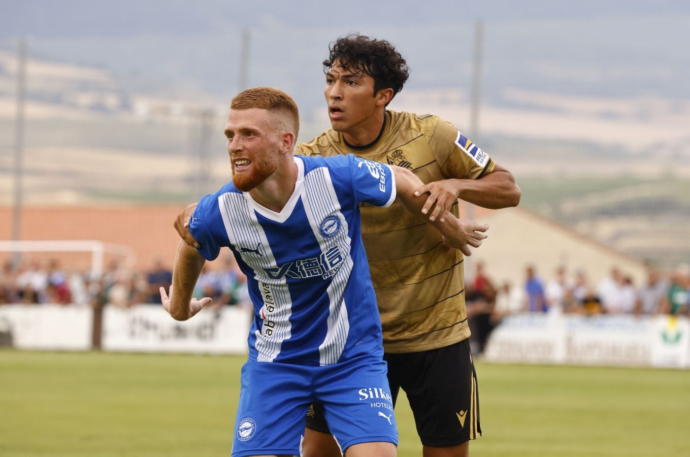 Galería de fotos del amistoso disputado entre Alavés y Real Sociedad en Laguardia