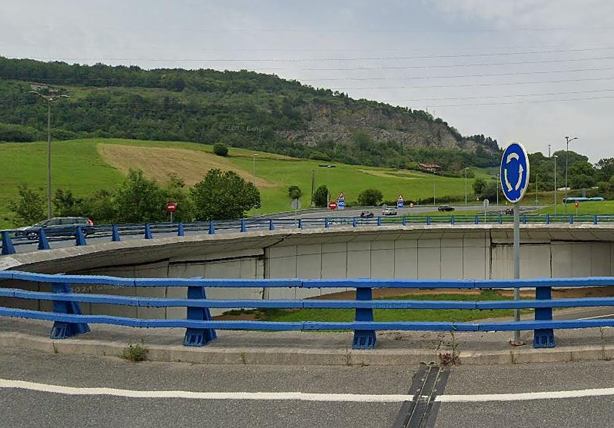 Vista de la rotonda de Mandazubi.