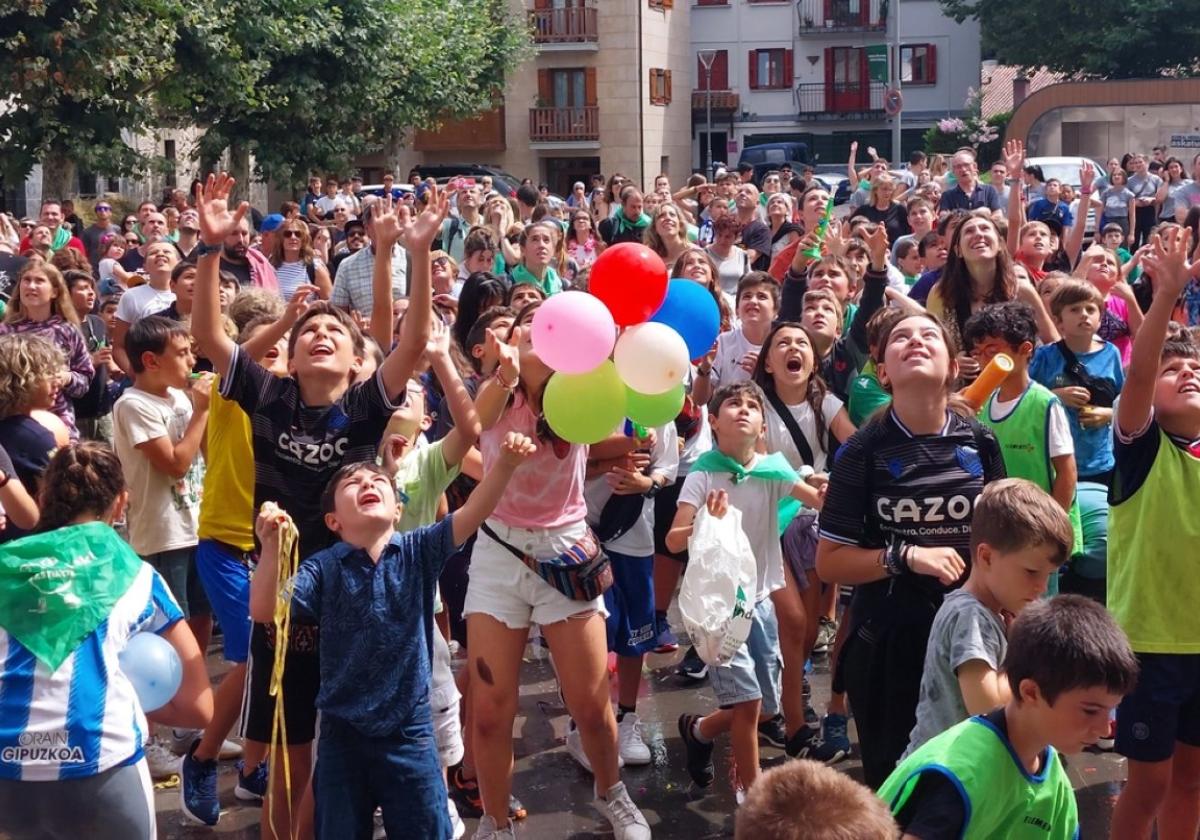 El txupinazo txiki se vivirá mañana miércoles a las doce del mediodía.