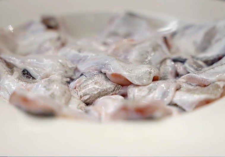 Receta de kokotxas al pilpil de Iñaki Azkue