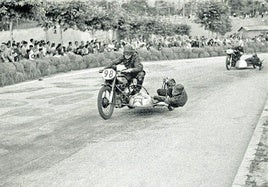 Las carreras de sidecars eran las más espectaculares