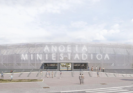 Reconstrucción digital de cómo quedará la fachada exterior y los accesos al nuevo recinto.