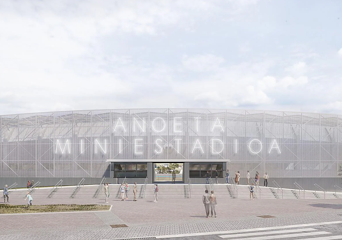 Reconstrucción digital de cómo quedará la fachada exterior y los accesos al nuevo recinto.