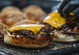 Imagen de archivo de una smash burger.