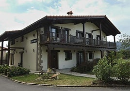 Una casa rural de Irun.