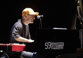 David Sancho presentó en primicia su próximo disco.