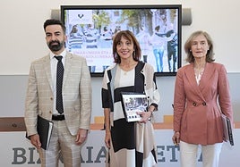 Aitor Zurimendi, Eva Ferreira eta Elena Leiñena.