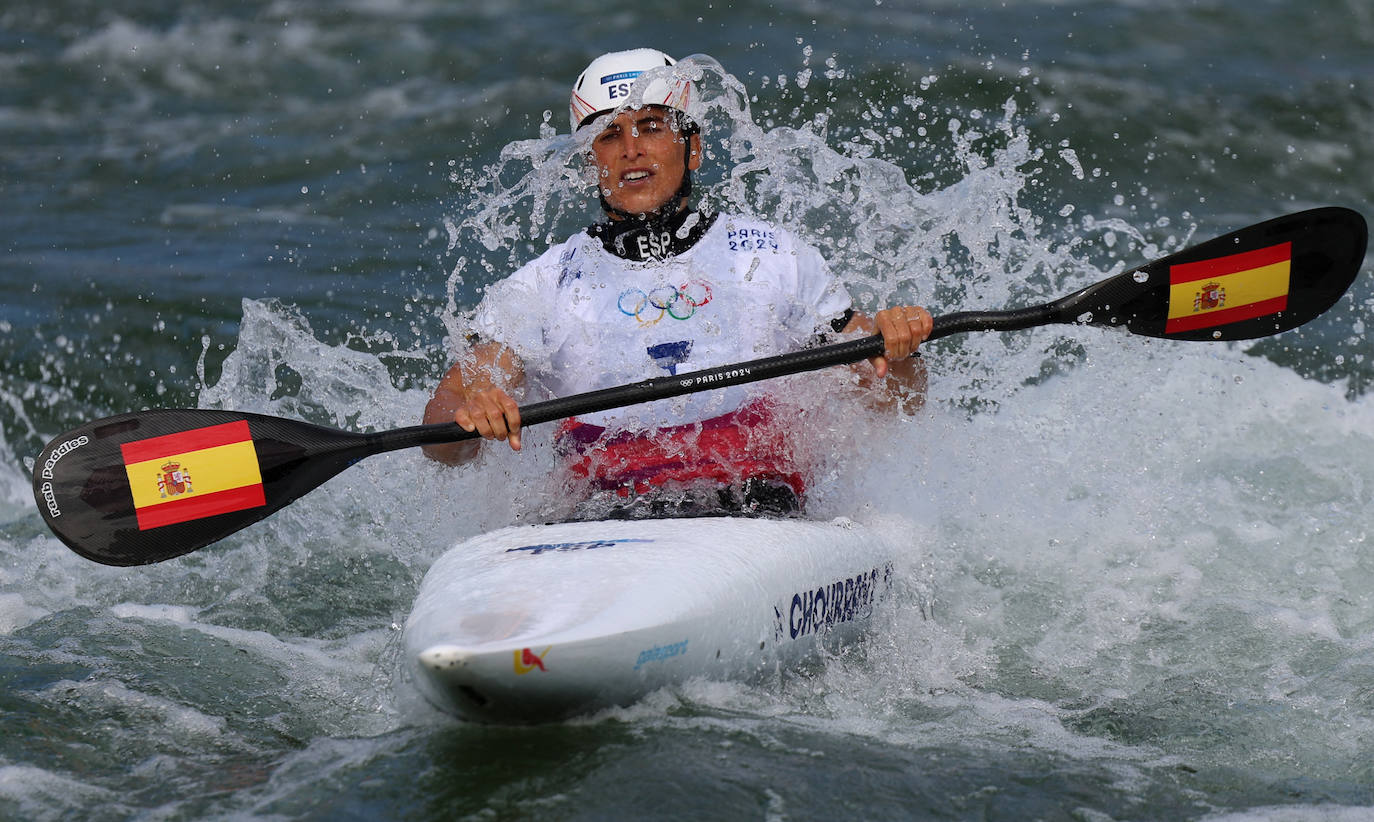 Adiós a la medalla en K1 eslalon