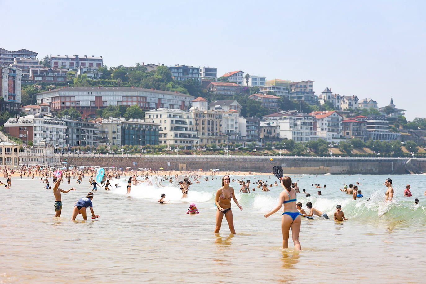 Ola de calor en Gipuzkoa