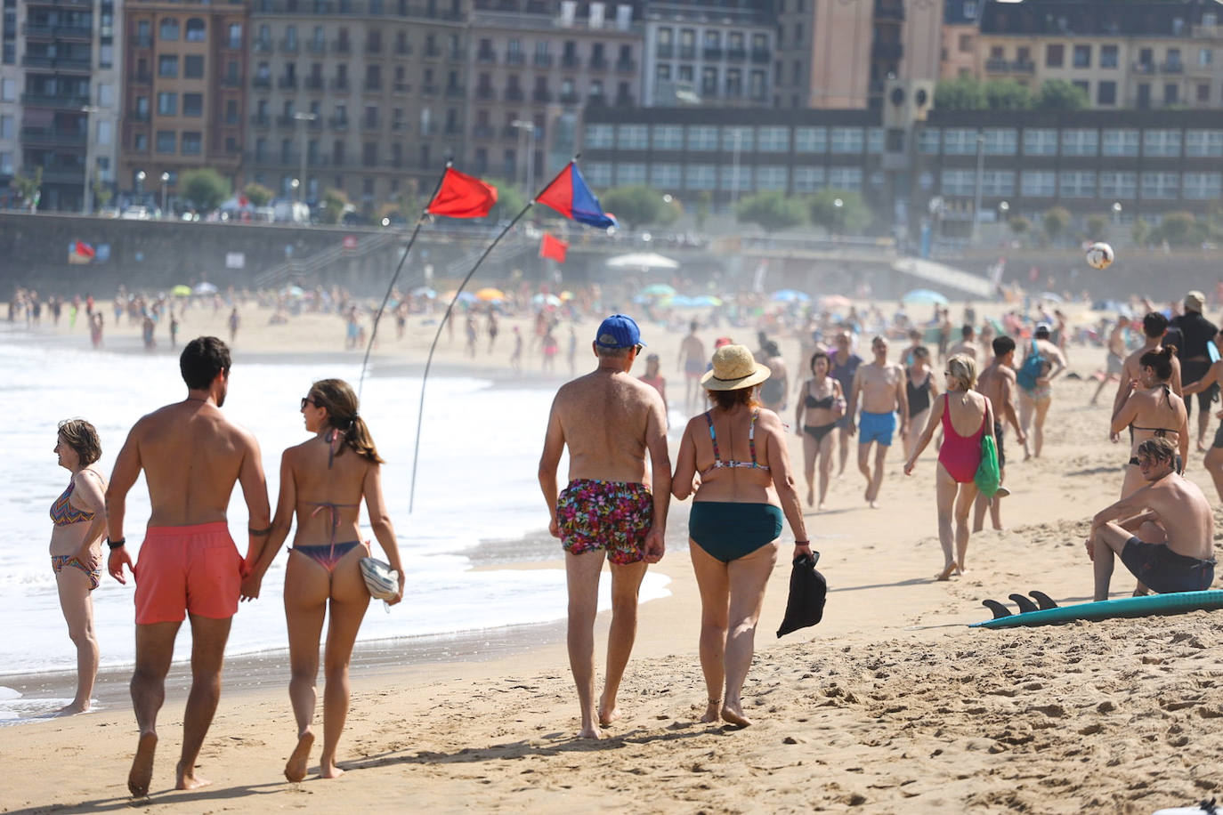Ola de calor en Gipuzkoa