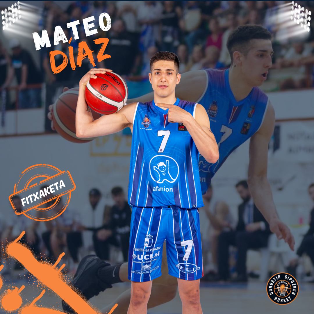 El Gipuzkoa Basket hace oficial el fichaje de Mateo Díaz