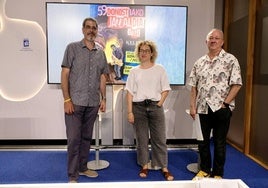 Eneko Goia, Esther Fernandino y Miguel Martín.