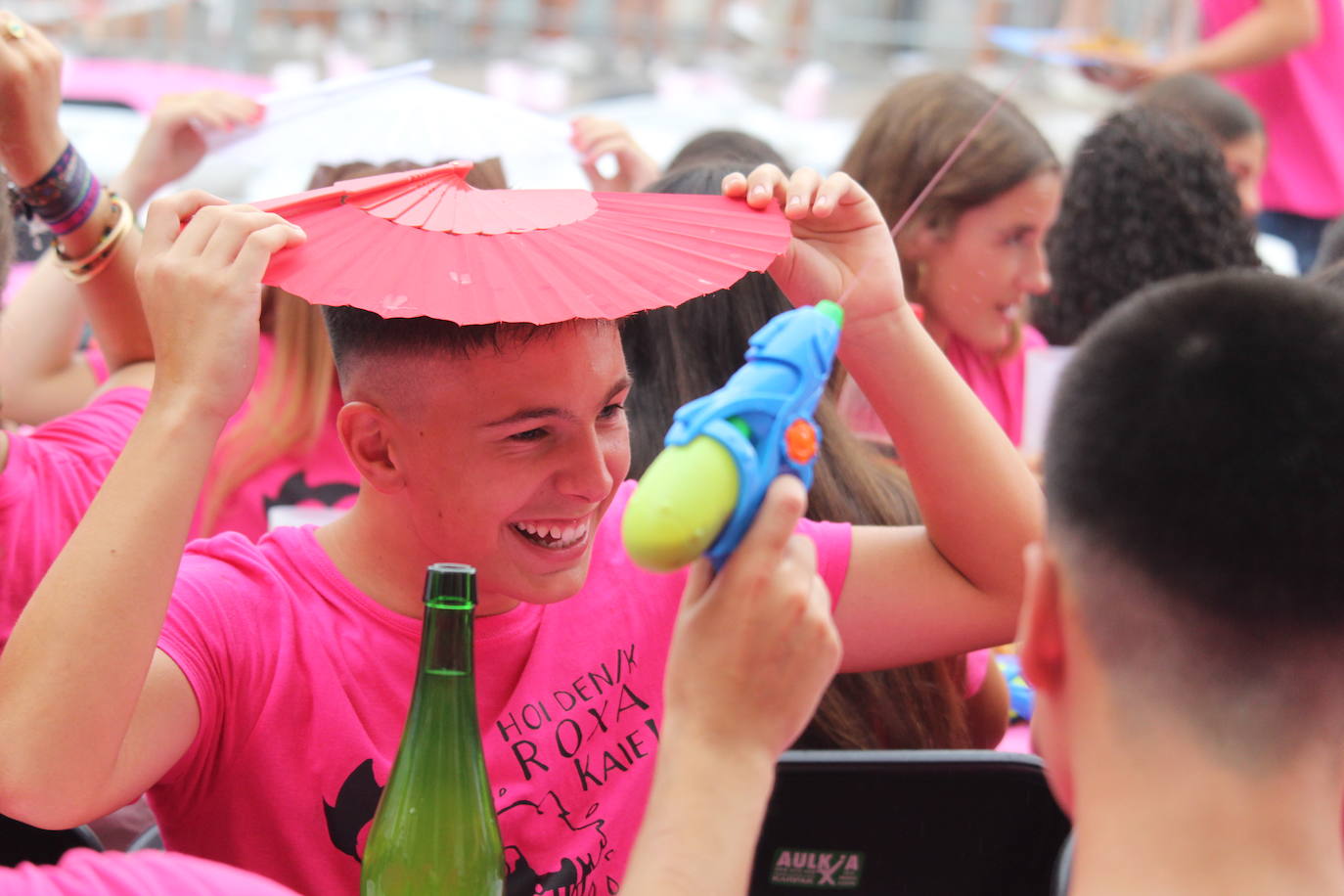 Las mejores imágenes del txupinazo de Azpeitia