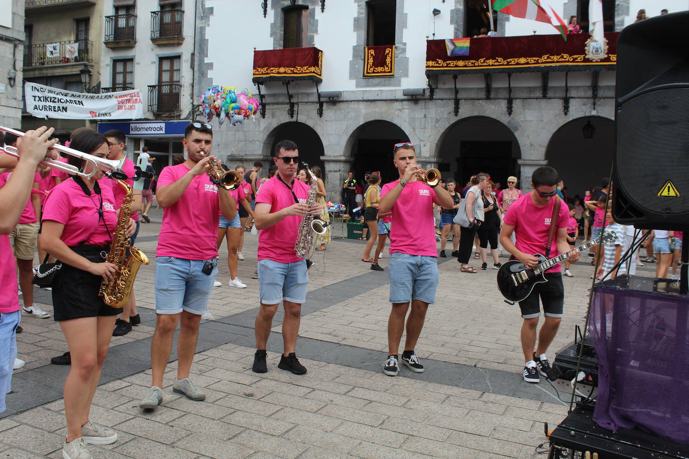 Las mejores imágenes del txupinazo de Azpeitia