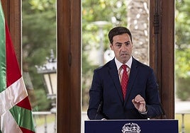 El lehendakari, Imanol Pradales.