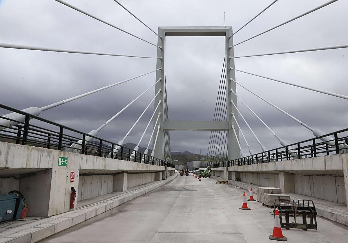 Viaducto de Astigarraga, el último tramo en ser rematado.