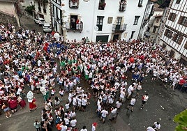 Txupinazo oficial a las fiestas de San Esteban en Bera