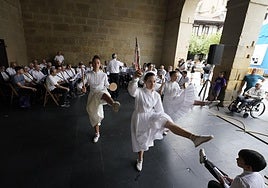 Buen ambiente en Xanistebanak, las fiestas patronales de Oiartzun