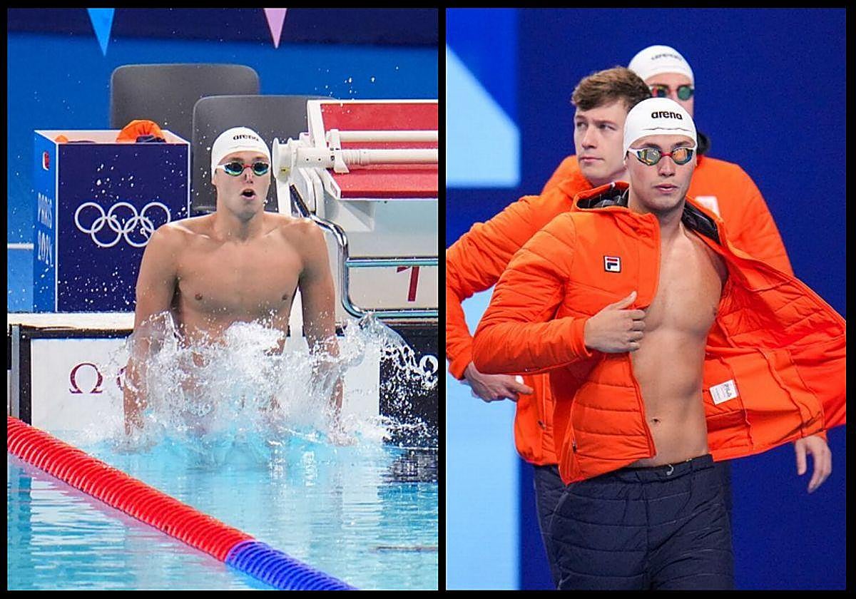 Kai Van Westering aen dos momentos durante los Juegos Olímpicos de París.