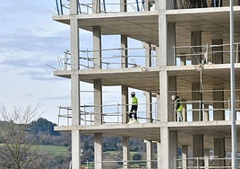 Construcción de vivienda en Zarautz.
