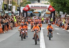 La Bizikleta Festa, una fiesta ciclista para los más pequeños en Semana Grande.