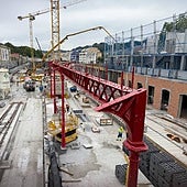 La histórica cubierta de Eiffel regresa a la estación de Atotxa