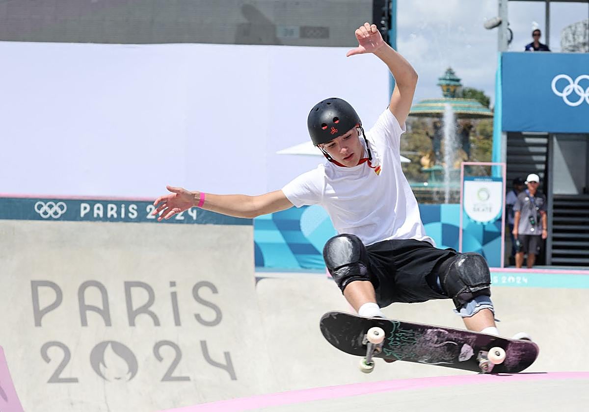 Alain Kortabitarte, en acción.