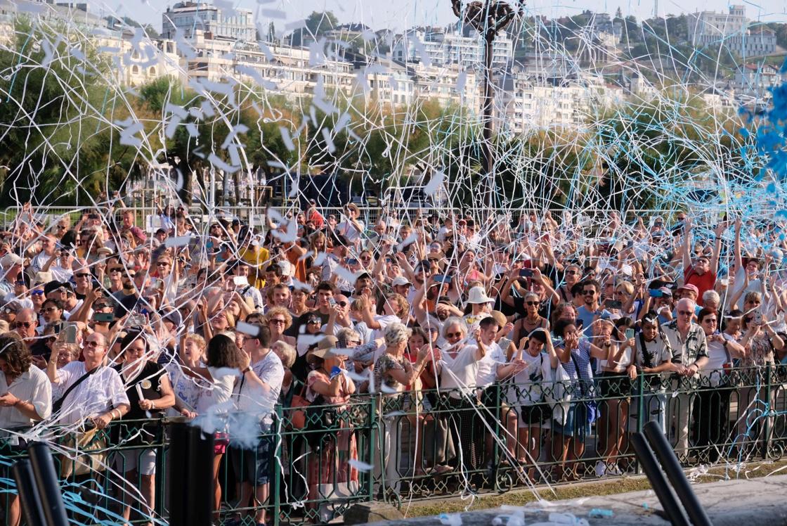 Las mejores imágenes del Cañonazo donostiarra
