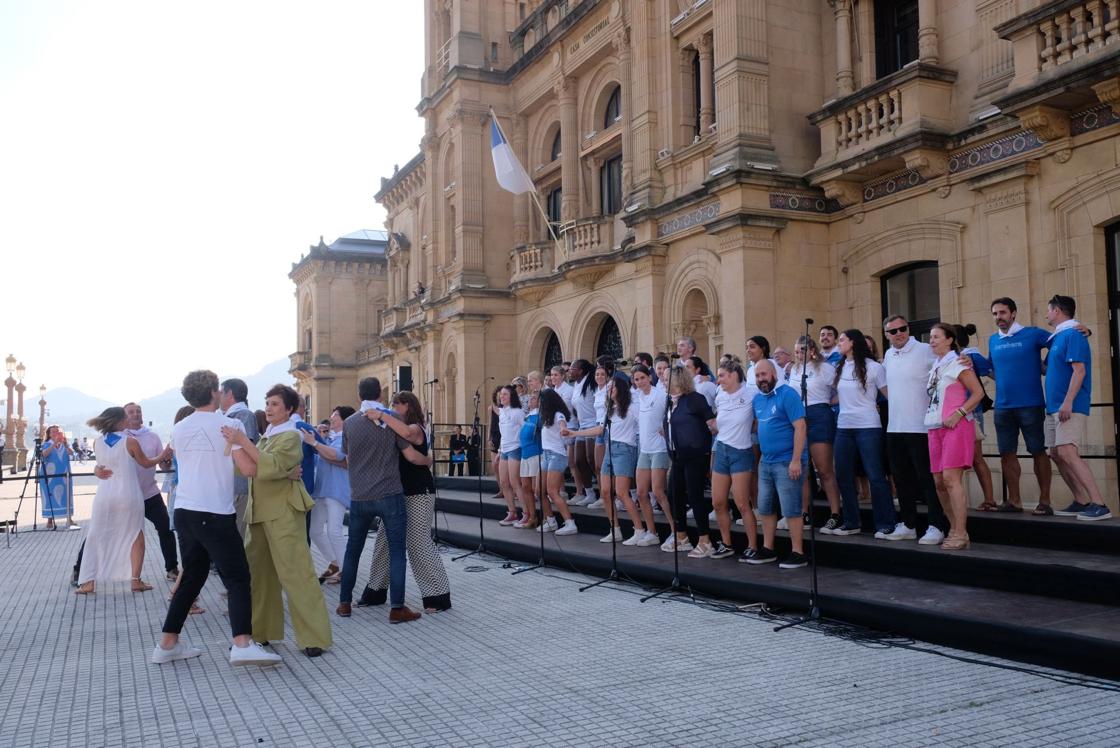Las mejores imágenes del Cañonazo donostiarra